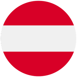 a red and white circle with a white stripe